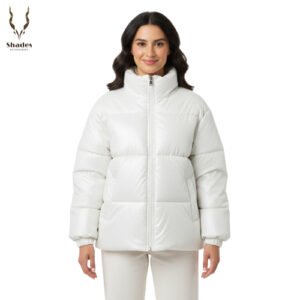 Women’s White Puffer Jacket – Lightweight, Warm & Elegant Winter Wear