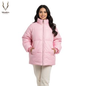 Women’s Pink Puffer Jacket – Trendy, Warm & Lightweight Winter Outerwear